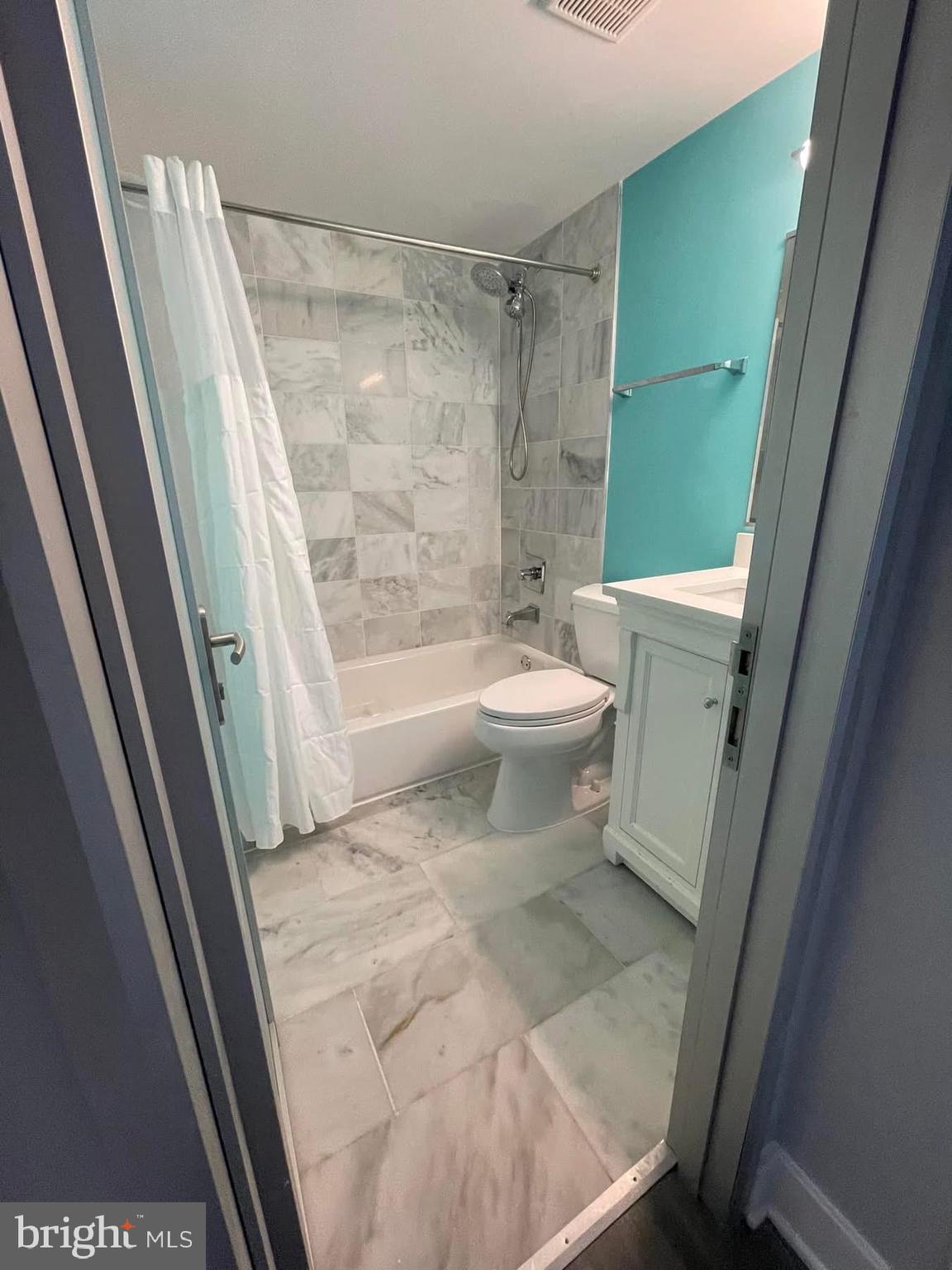 1209 G Street Southeast, Unit 2 Washington, DC 20003 - Photo 11 of 15 a bathroom with a toilet and a shower