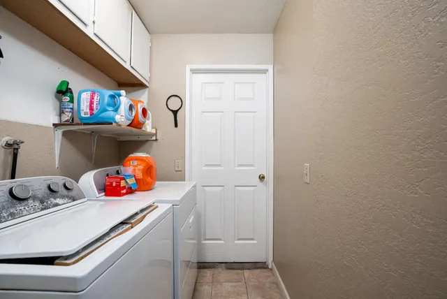 a room with storage and utility