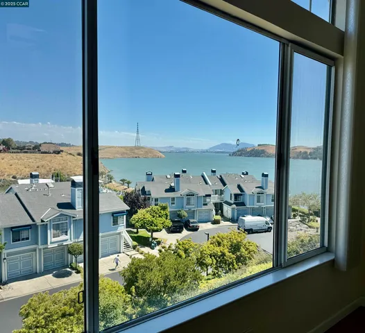 a view of a city from a window