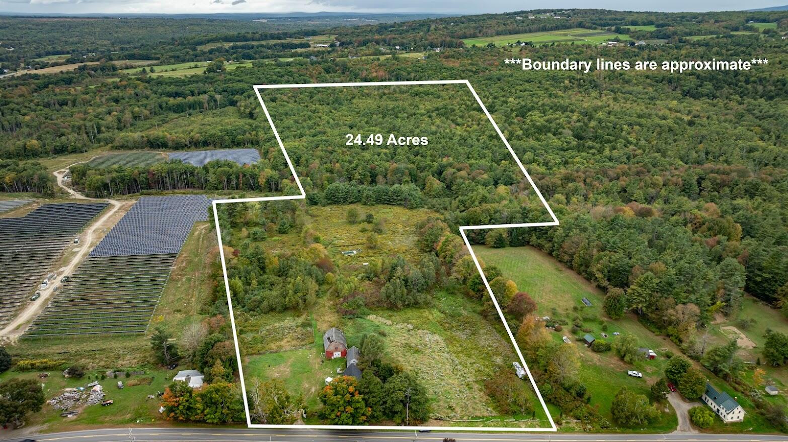230 Appleton Road Union, ME 04862 - Photo 2 of 15 Aerial View of 24.49 acres 230 Appleton