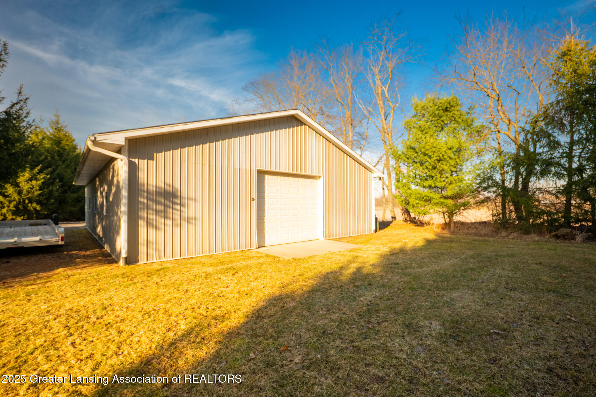 3410 Morton Road Stockbridge, MI 49285 - Photo 35 of 55 Pole Barn Back