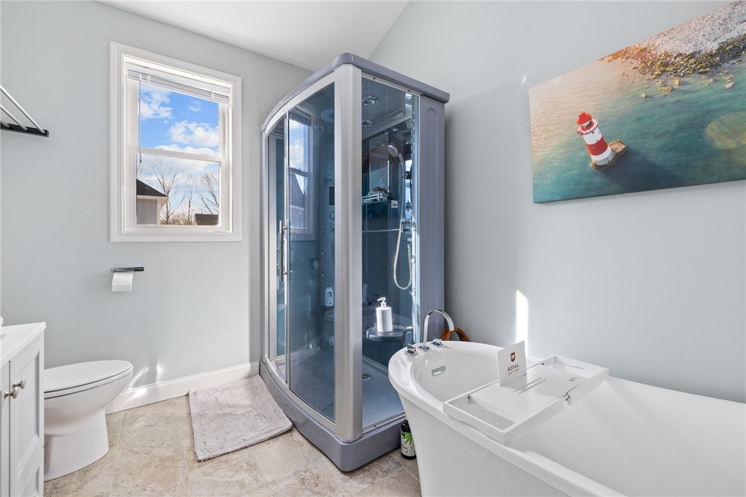 165 Wilcox Street Woonsocket, RI 02895 - Photo 30 of 50 Master Bathroom w Steam Shower/Soaking Tub