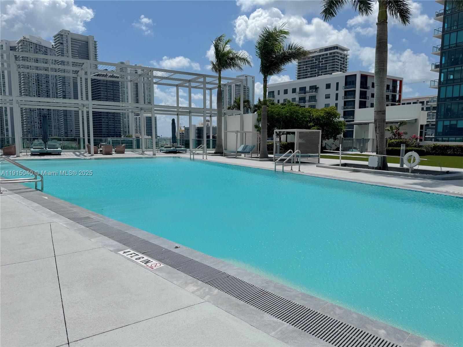 3301 Northeast 1st Avenue, Unit H3001 Miami, FL 33137 - Photo 40 of 53 a house view with swimming pool and sitting space
