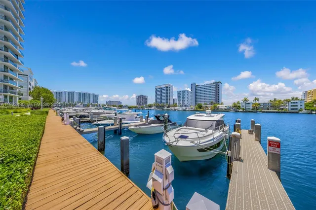 a view of a tall building