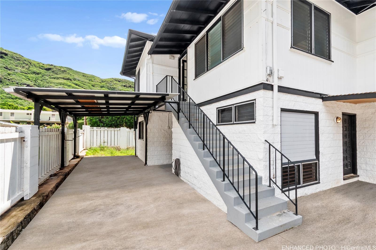 385 Kuliouou Road, Unit A Honolulu, HI 96821 - Photo 21 of 25 a view of a house with wooden stairs