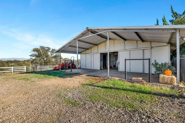 a view of swimming pool from a balcony