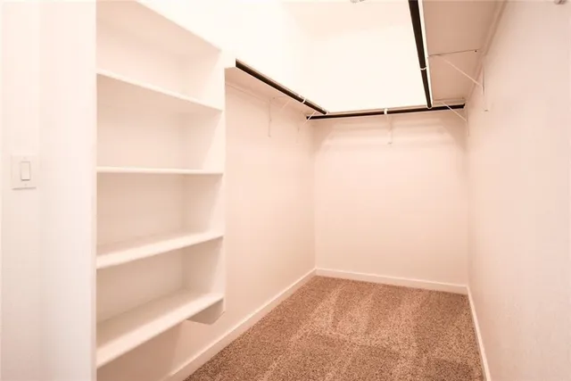 a small space with a shower