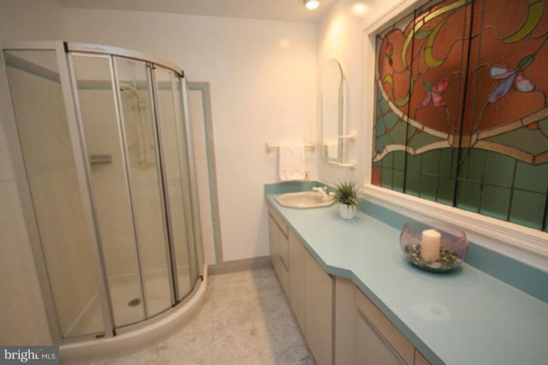 9220 Whitney Street Silver Spring, MD 20901 - Photo 15 of 30 a bathroom with a sink and a mirror