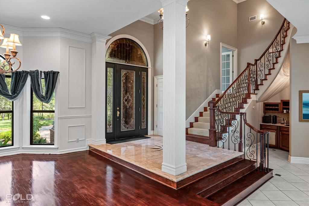 36 Golf Club Drive Haughton, LA 71037 - Photo 2 of 40 a view of entryway and hall with wooden floor