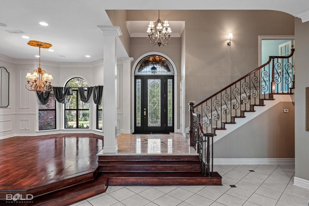 36 Golf Club Drive Haughton, LA 71037 - Photo 8 of 40 a view of entryway and hall with wooden floor