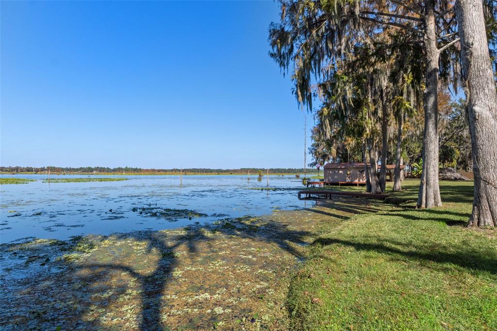 6185 West Riverbend Road Dunnellon, FL 34433 - Photo 43 of 49 a view of a lake with a big yard