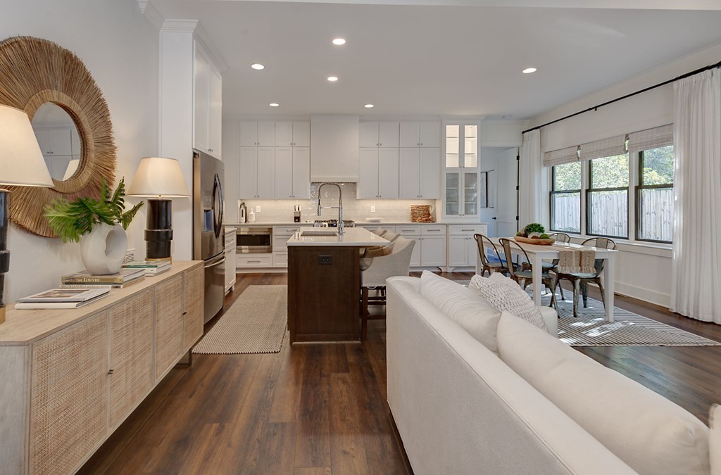 1400 17th Avenue Columbus, GA 31901 - Photo 14 of 50 a open kitchen with stainless steel appliances granite countertop a lot of counter space and wooden floors