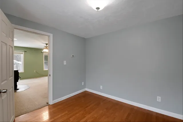 wooden floor in an empty room