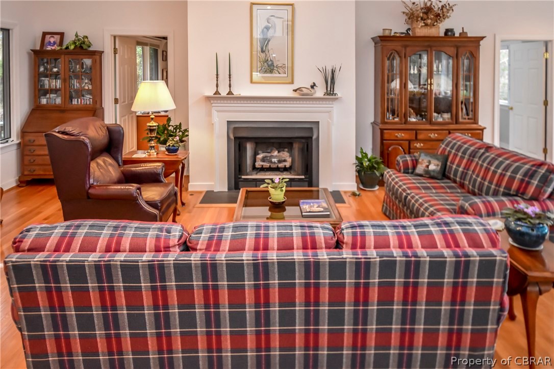 1959 Western Branch Road Lancaster, VA 22503 - Photo 14 of 49 Relax and Enjoy the fireplace.