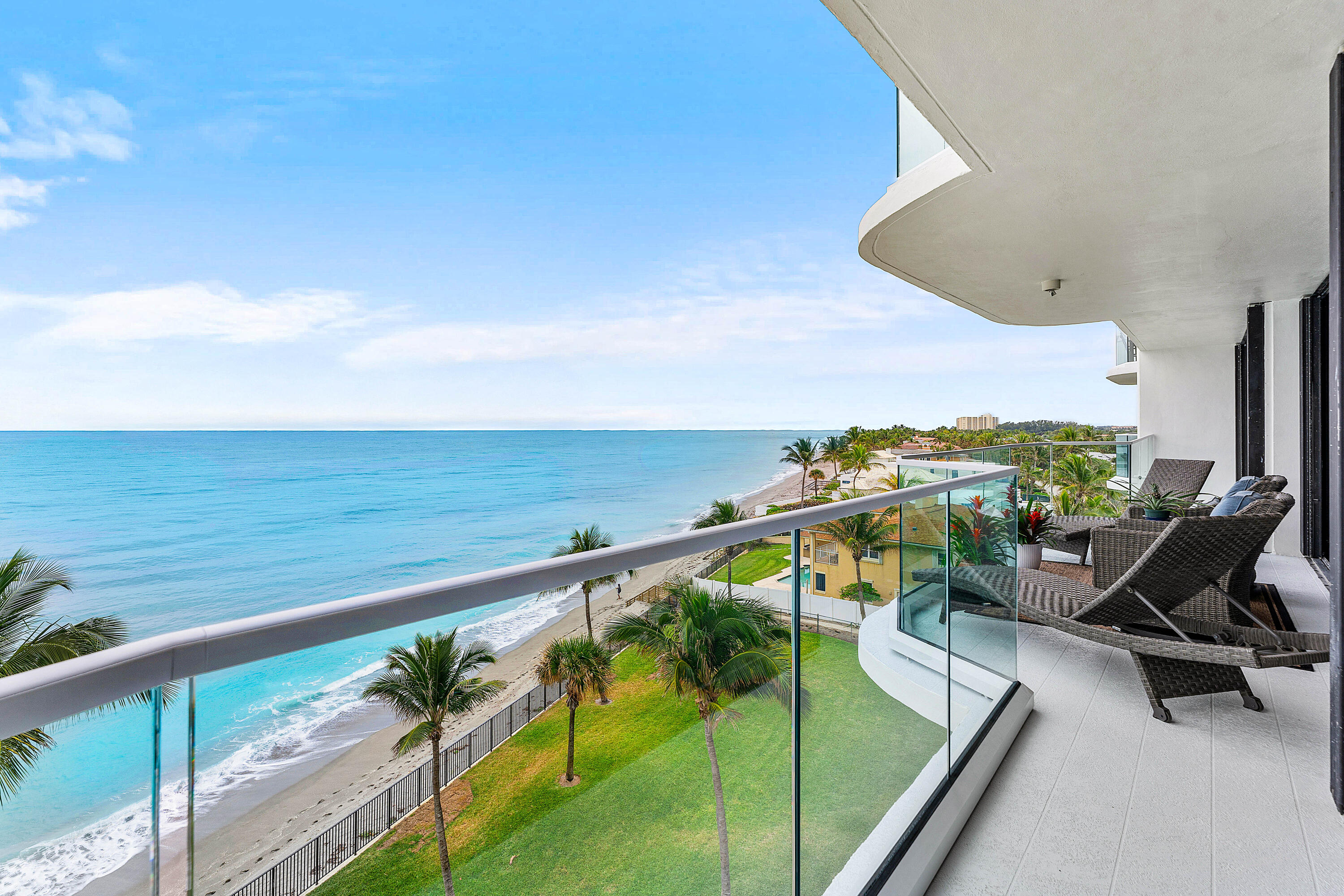 100 South Beach Road, Unit 602 Tequesta, FL 33469 - Photo 34 of 57 a view of a ocean from a balcony