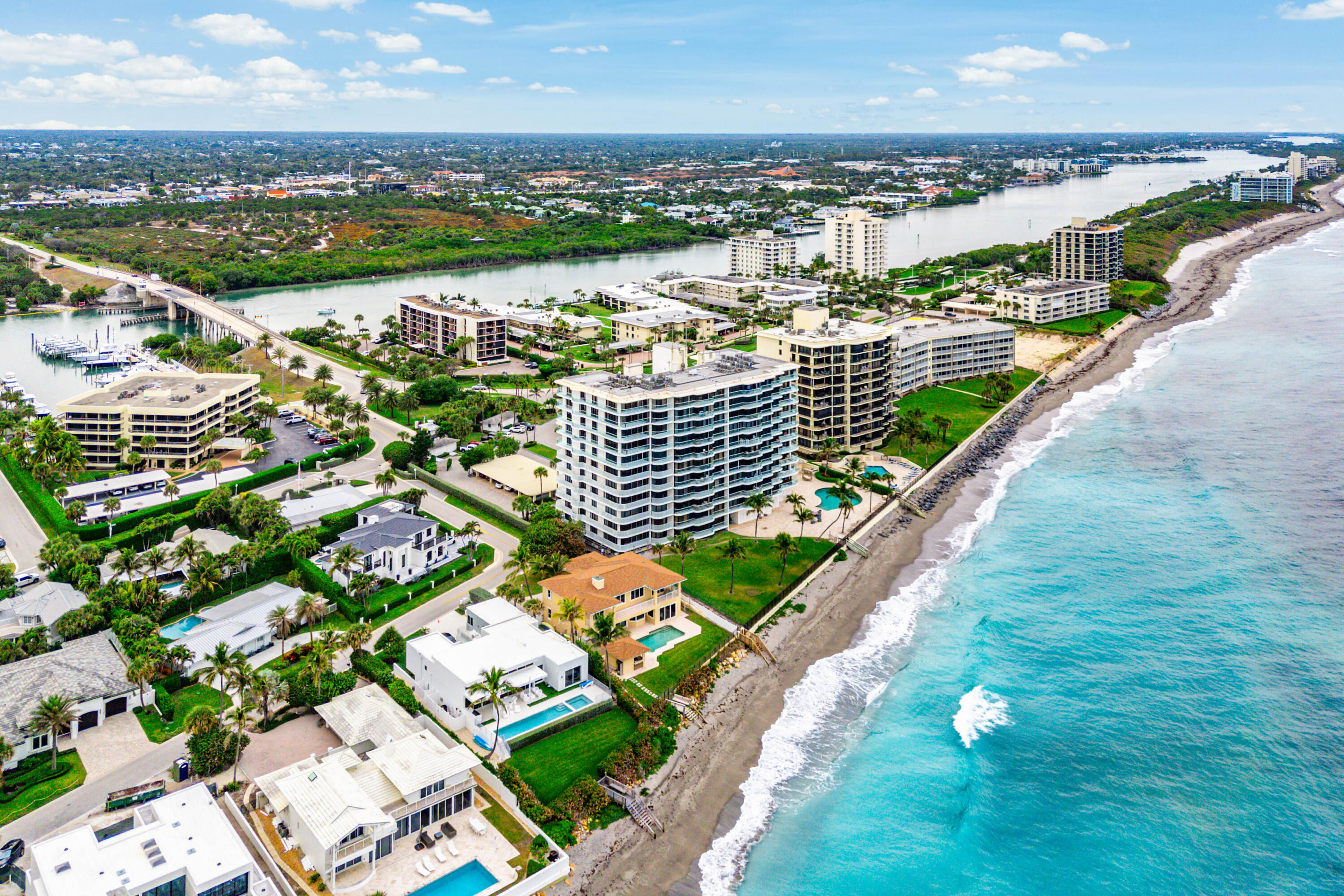 100 South Beach Road, Unit 602 Tequesta, FL 33469 - Photo 50 of 57 a city view with tall buildings
