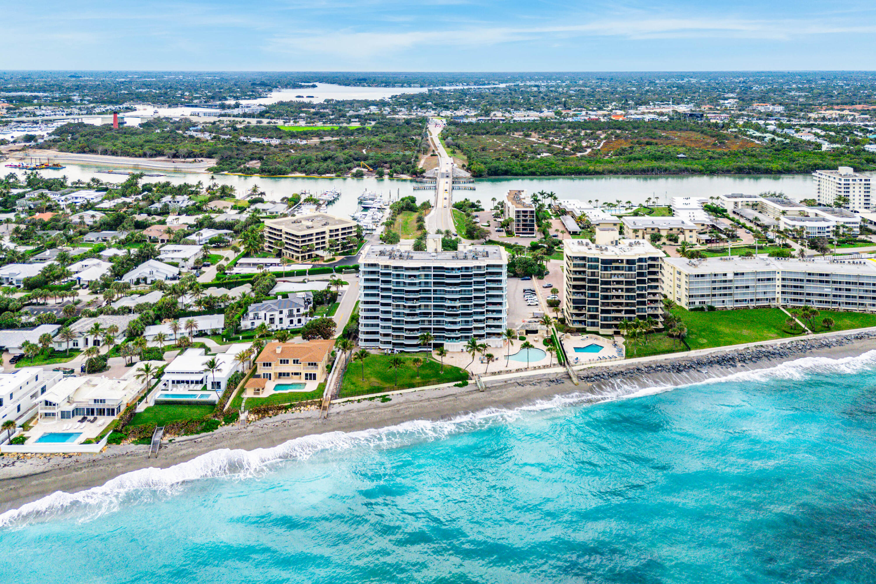 100 South Beach Road, Unit 602 Tequesta, FL 33469 - Photo 52 of 57 a view of a city with tall buildings