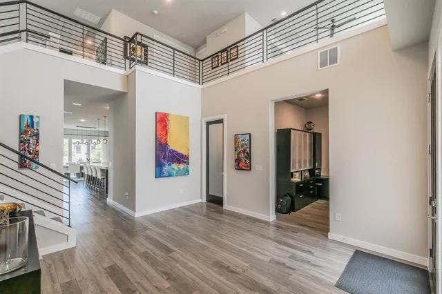 a view interior of a house and wooden floor
