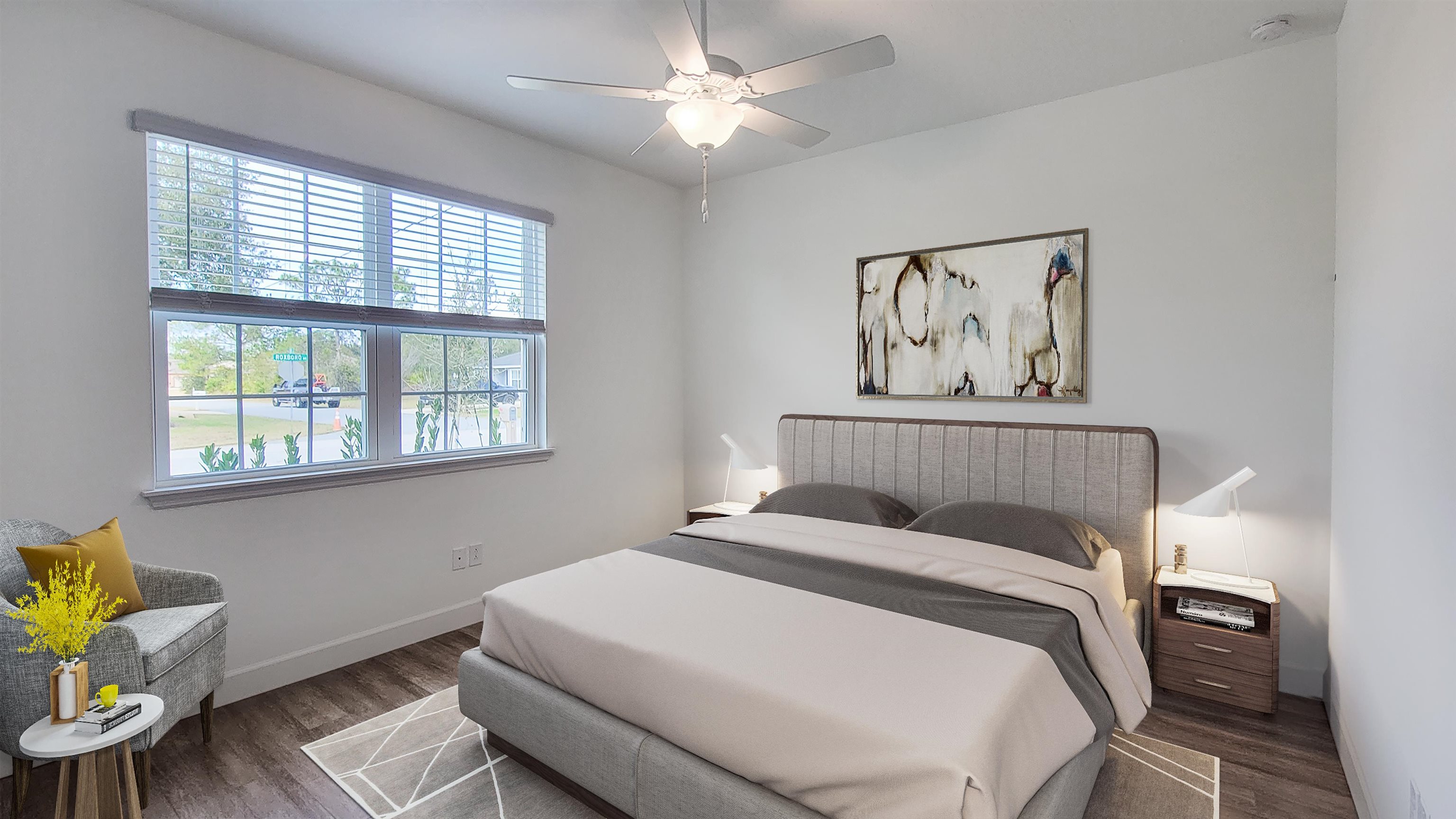 62 Roxboro Drive Palm Coast, FL 32164 - Photo 7 of 35 a bed room with a bed and a window