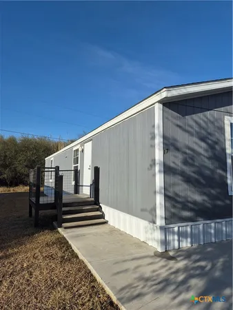 a backyard of a house