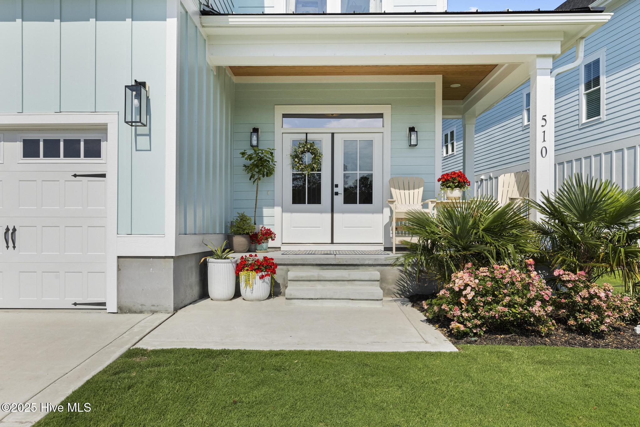 510 White Picket Way Holly Ridge, NC 28445 - Photo 10 of 63 Wrap-around Front Porch, Double Front Door