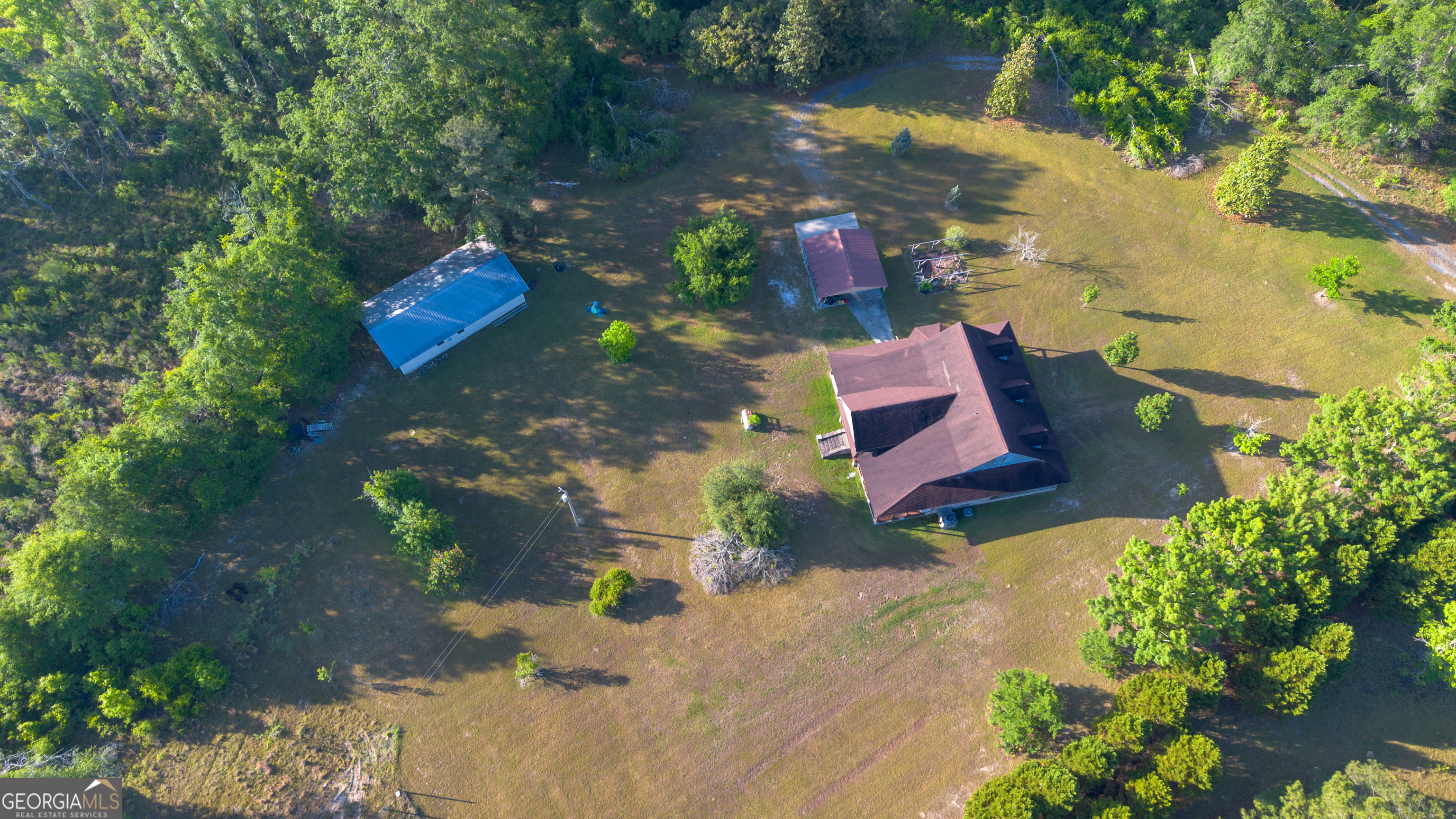 4530 Highway 301 Register, GA 30452 - Photo 17 of 19 an aerial view of a house with a yard