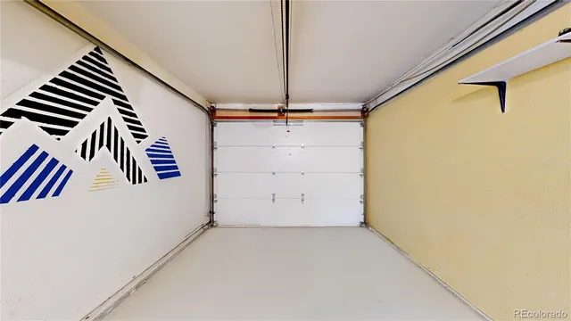 a view of balcony with a potted plant