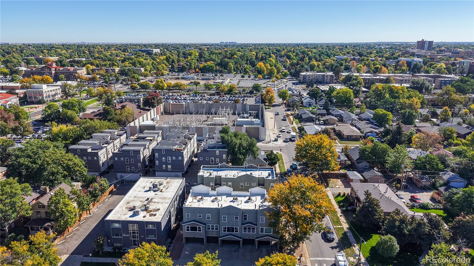 1300 Garfield Street, Unit 1A Denver, CO 80206 - Photo 28 of 33 an aerial view of a city
