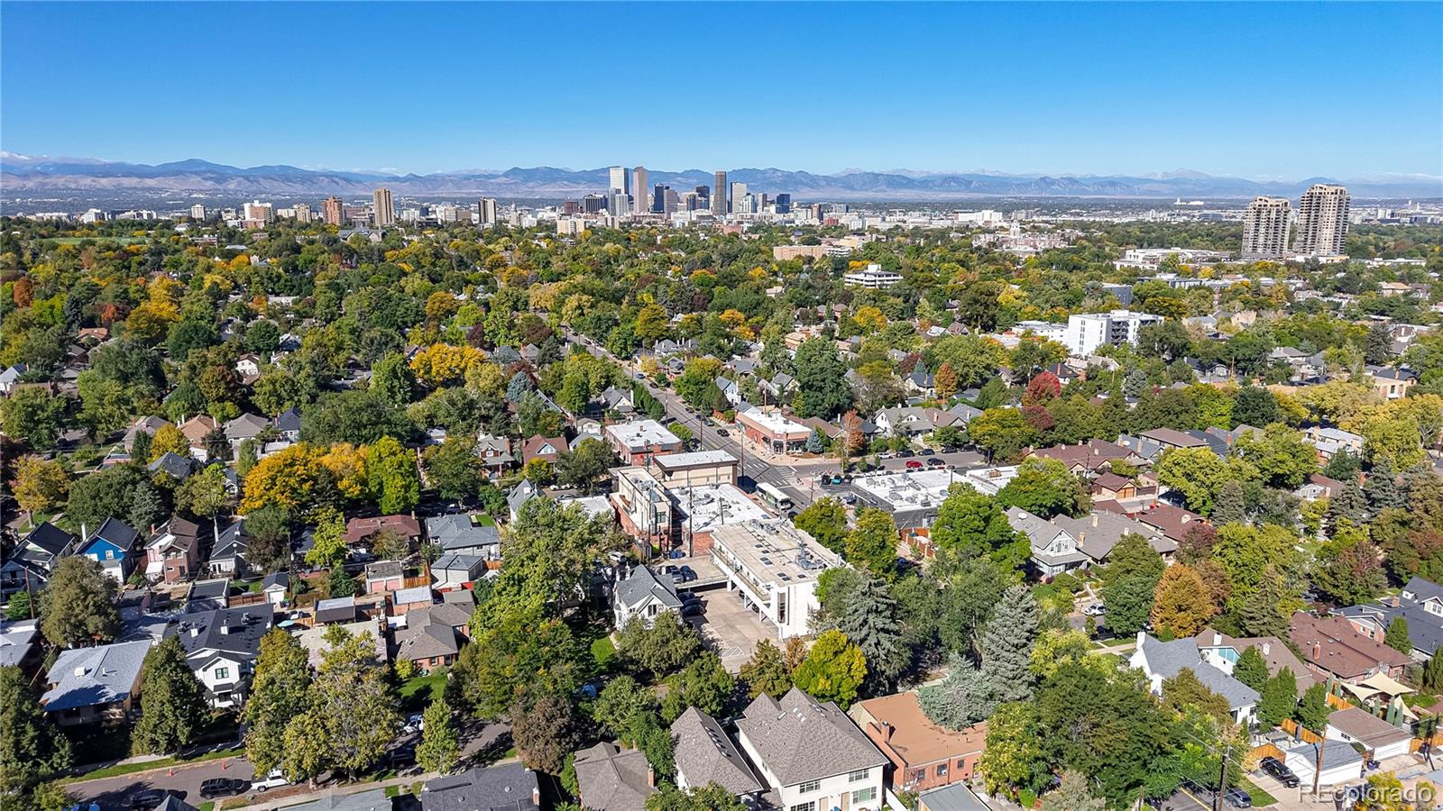 1300 Garfield Street, Unit 1A Denver, CO 80206 - Photo 29 of 33 an aerial view of multiple house