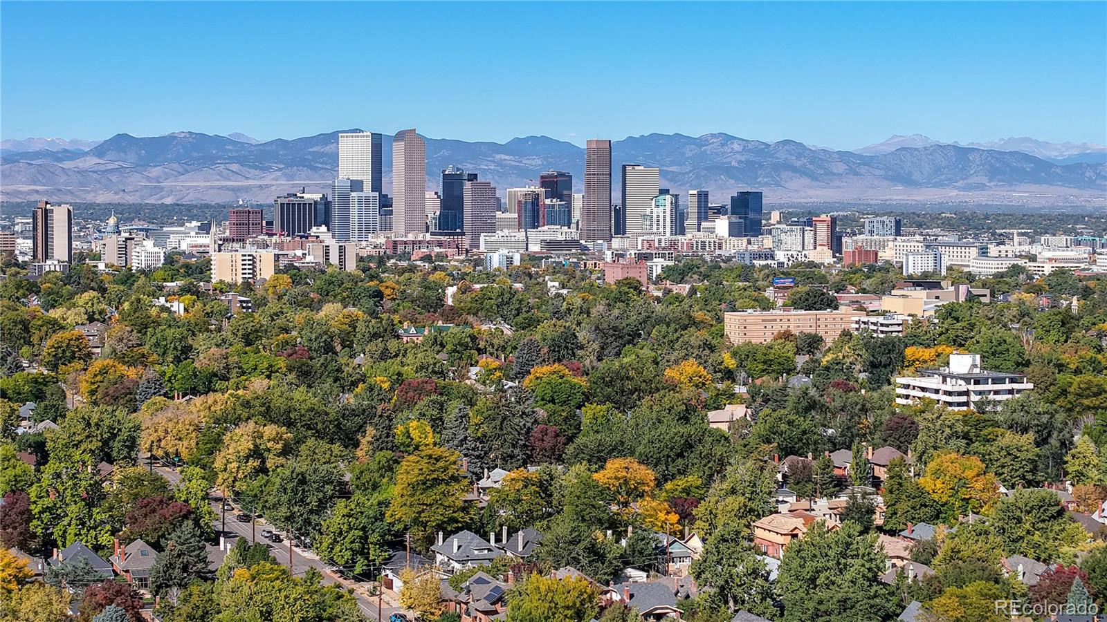 1300 Garfield Street, Unit 1A Denver, CO 80206 - Photo 30 of 33 a view of a city with a building in the background