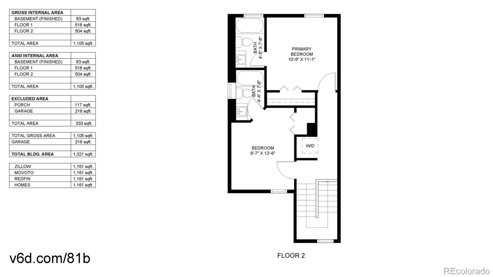 1300 Garfield Street, Unit 1A Denver, CO 80206 - Photo 31 of 33 a picture of a floor plan