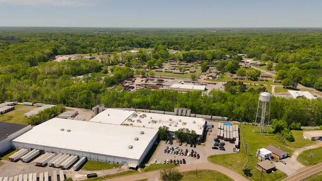 a view of an ocean and city