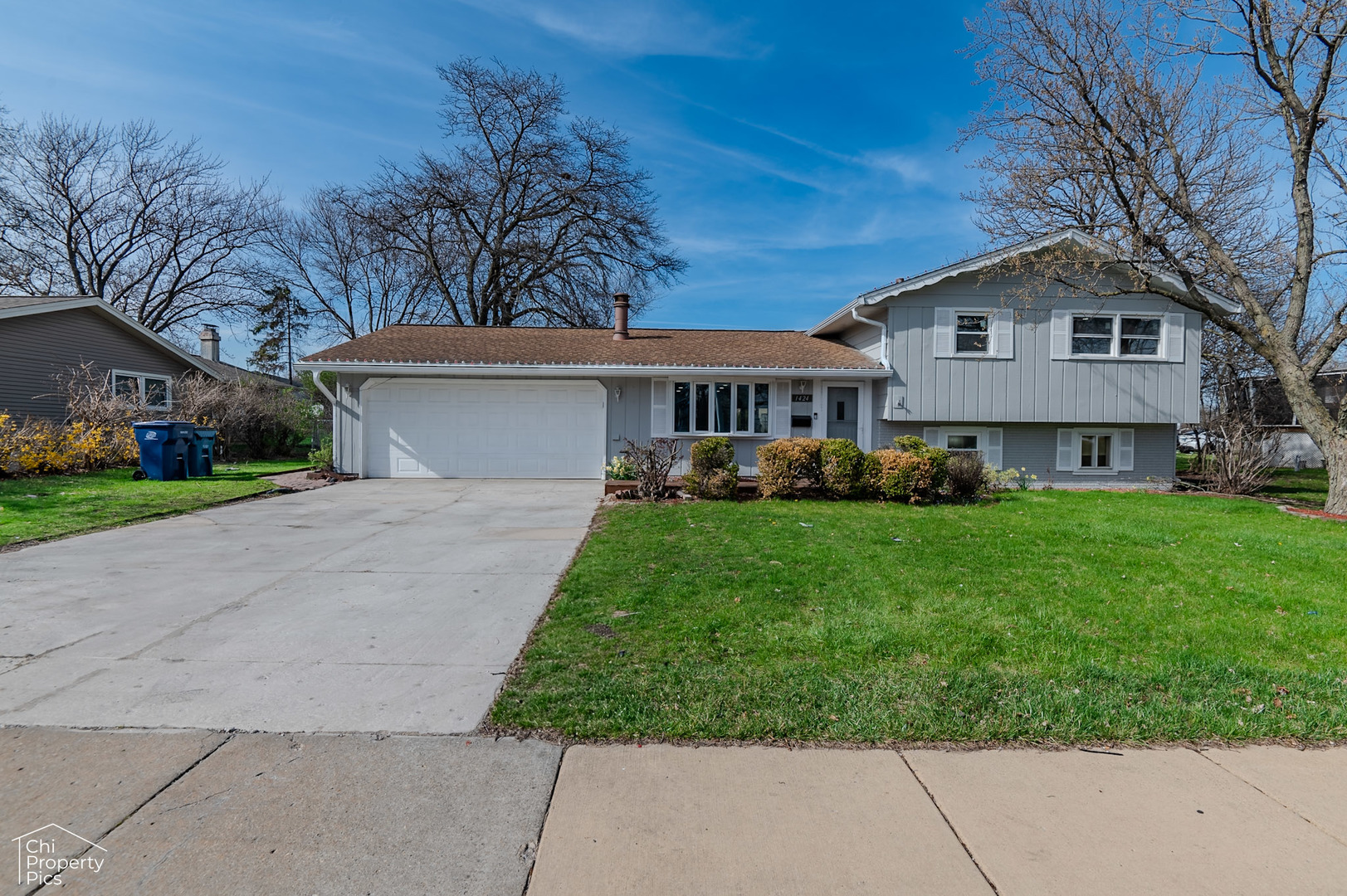 1424 West Wise Road Schaumburg, IL 60193 - Photo 1 of 2 a front view of house with yard and green space
