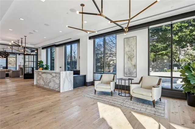 a patio with table and chairs