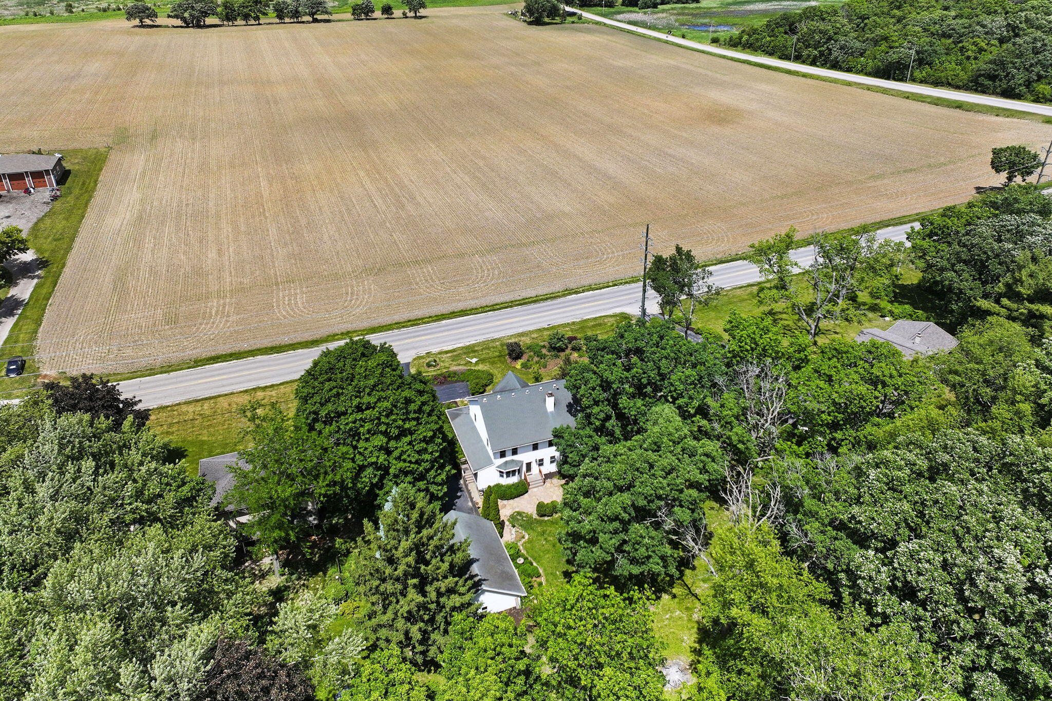 553 Twin Lakes Road Bloomfield, WI 53128 - Photo 37 of 43 over-head