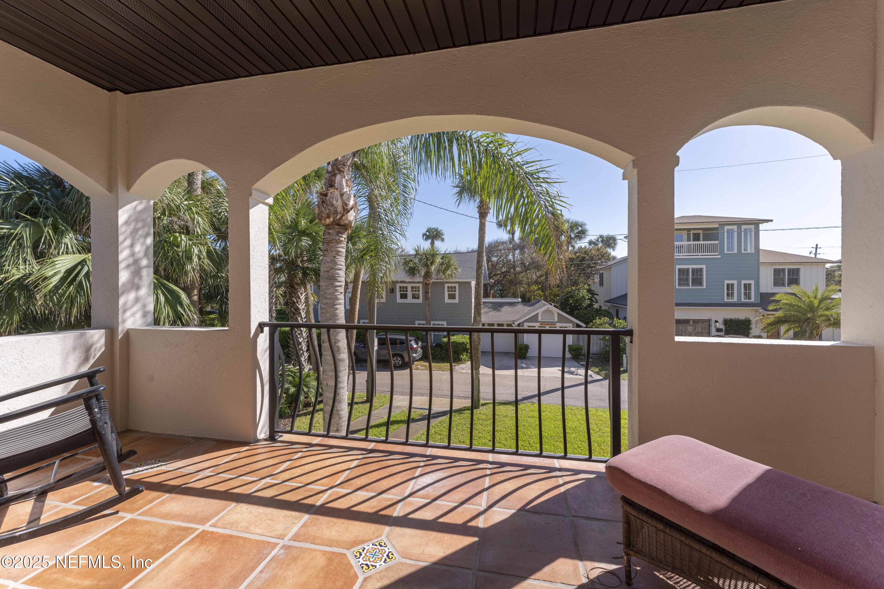 159 11th Street Atlantic Beach, FL 32233 - Photo 12 of 37 Balcony from primary bedroom