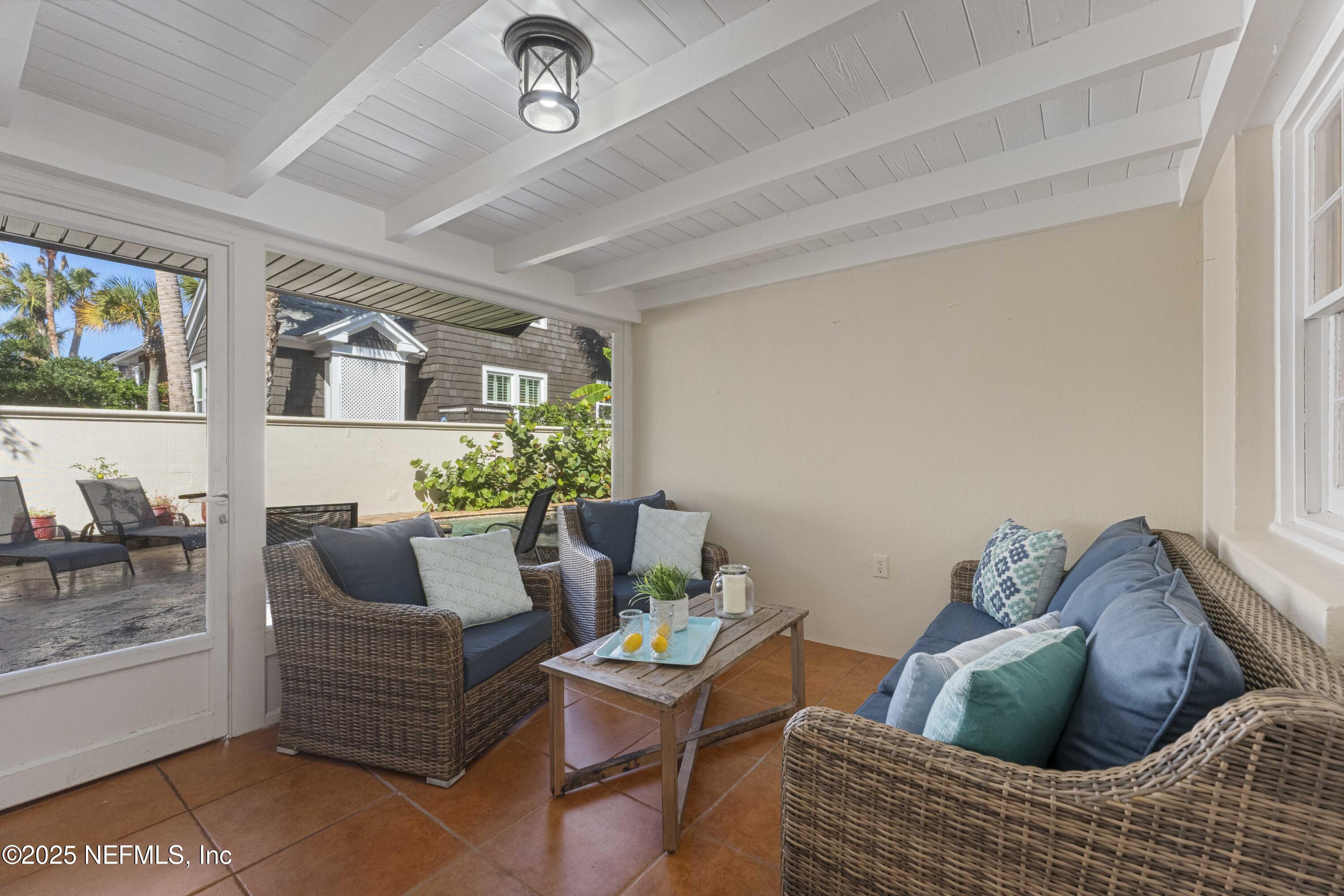 159 11th Street Atlantic Beach, FL 32233 - Photo 24 of 37 Screened/covered patio