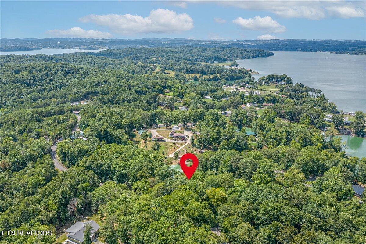 1901 Bootbluff Trail Dandridge, TN 37725 - Photo 15 of 22 bootbluff drone shot with property marke