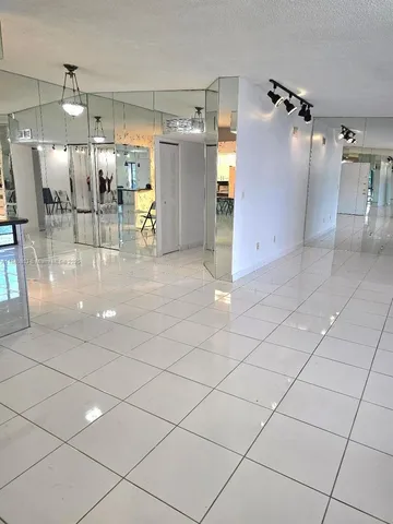 a view of a indoor garage