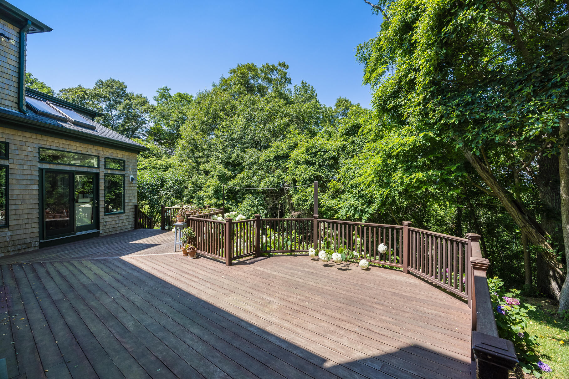 234 Cairn Ridge Road East Falmouth, MA 02536 - Photo 29 of 41 a deck view with a wooden floor and outdoor space