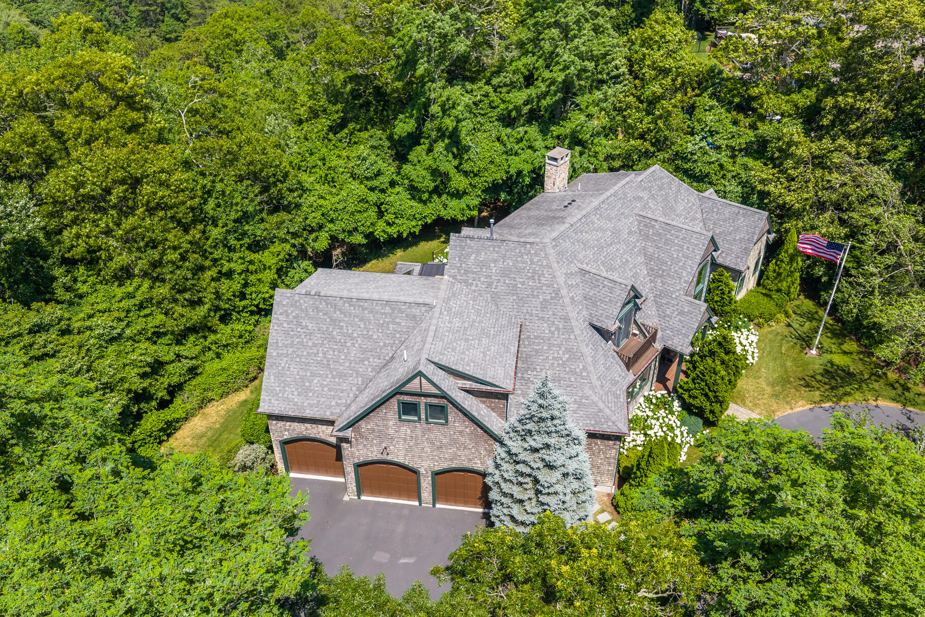 234 Cairn Ridge Road East Falmouth, MA 02536 - Photo 34 of 41 an aerial view of a house