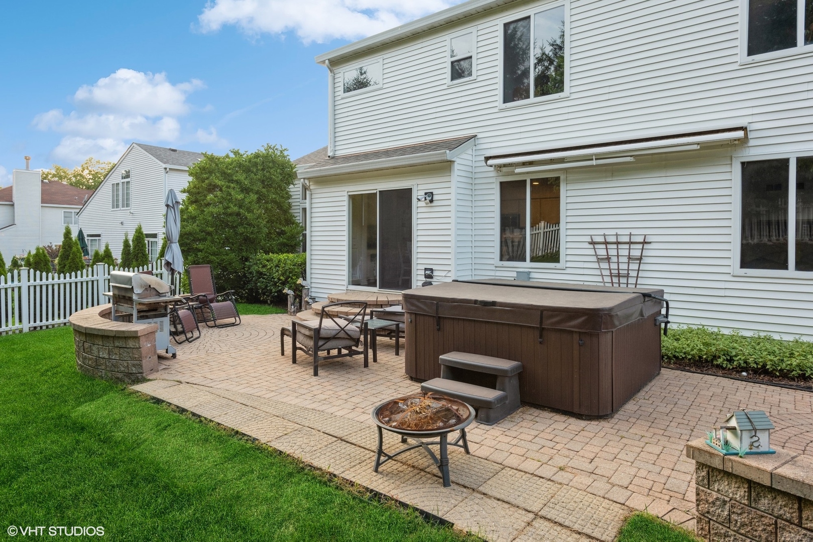 14505 Etchingham Drive Lockport, IL 60441 - Photo 18 of 19 a view of backyard of house with seating space