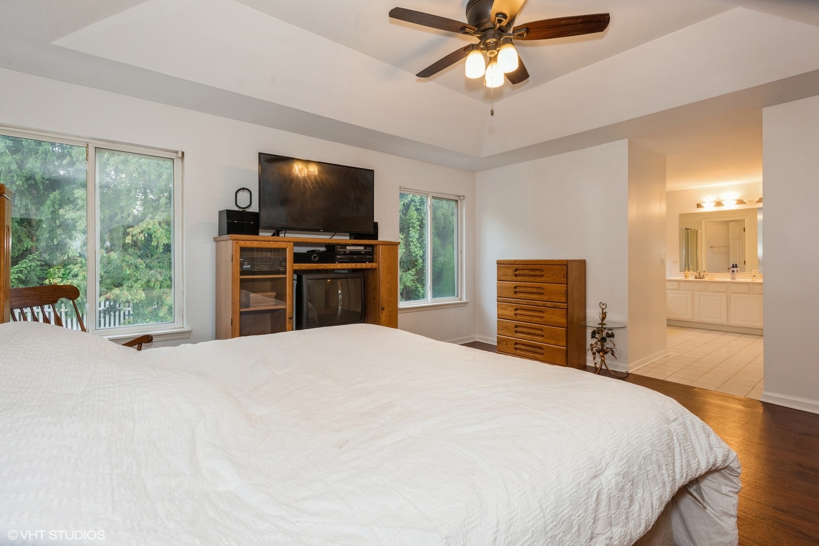14505 Etchingham Drive Lockport, IL 60441 - Photo 10 of 19 a bedroom with a bed and a flat screen tv