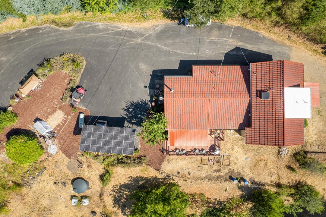 14136 Long Ridge Road Los Gatos, CA 95033 - Photo 32 of 75 an aerial view of a house with a yard
