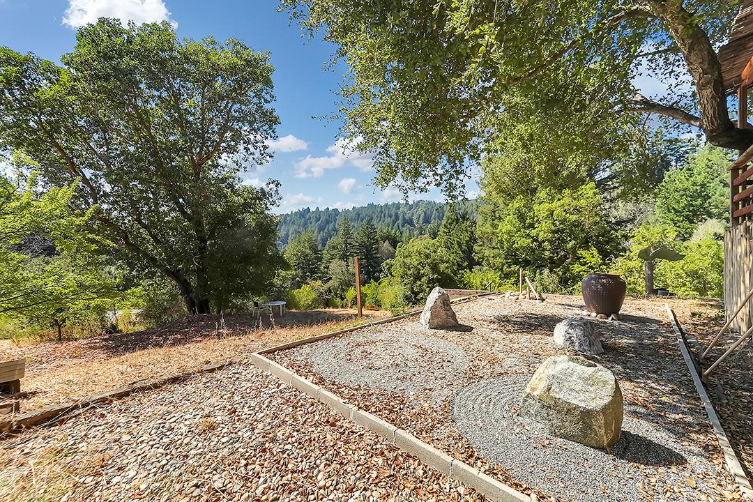 14136 Long Ridge Road Los Gatos, CA 95033 - Photo 61 of 75 a view of a backyard with a patio