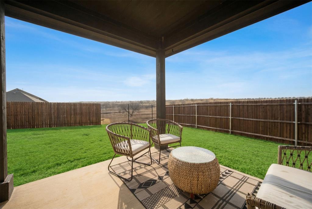 2252 Knightsgate Road Argyle, TX 76226 - Photo 34 of 36 Fenced backyard featuring a patio area
