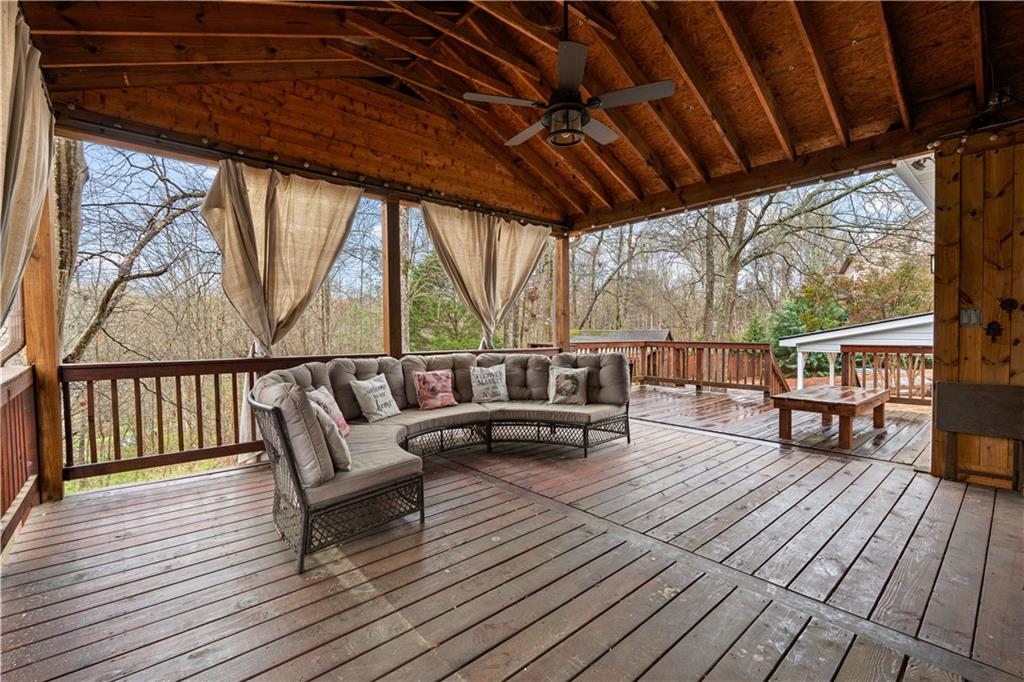 3048 Turner Church Road McDonough, GA 30252 - Photo 51 of 57 a view of deck with table and chairs