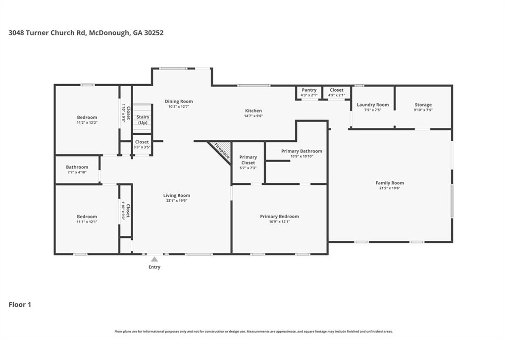 3048 Turner Church Road McDonough, GA 30252 - Photo 57 of 57 a picture of a floor plan