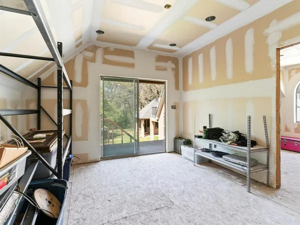 a view of swimming pool with seating