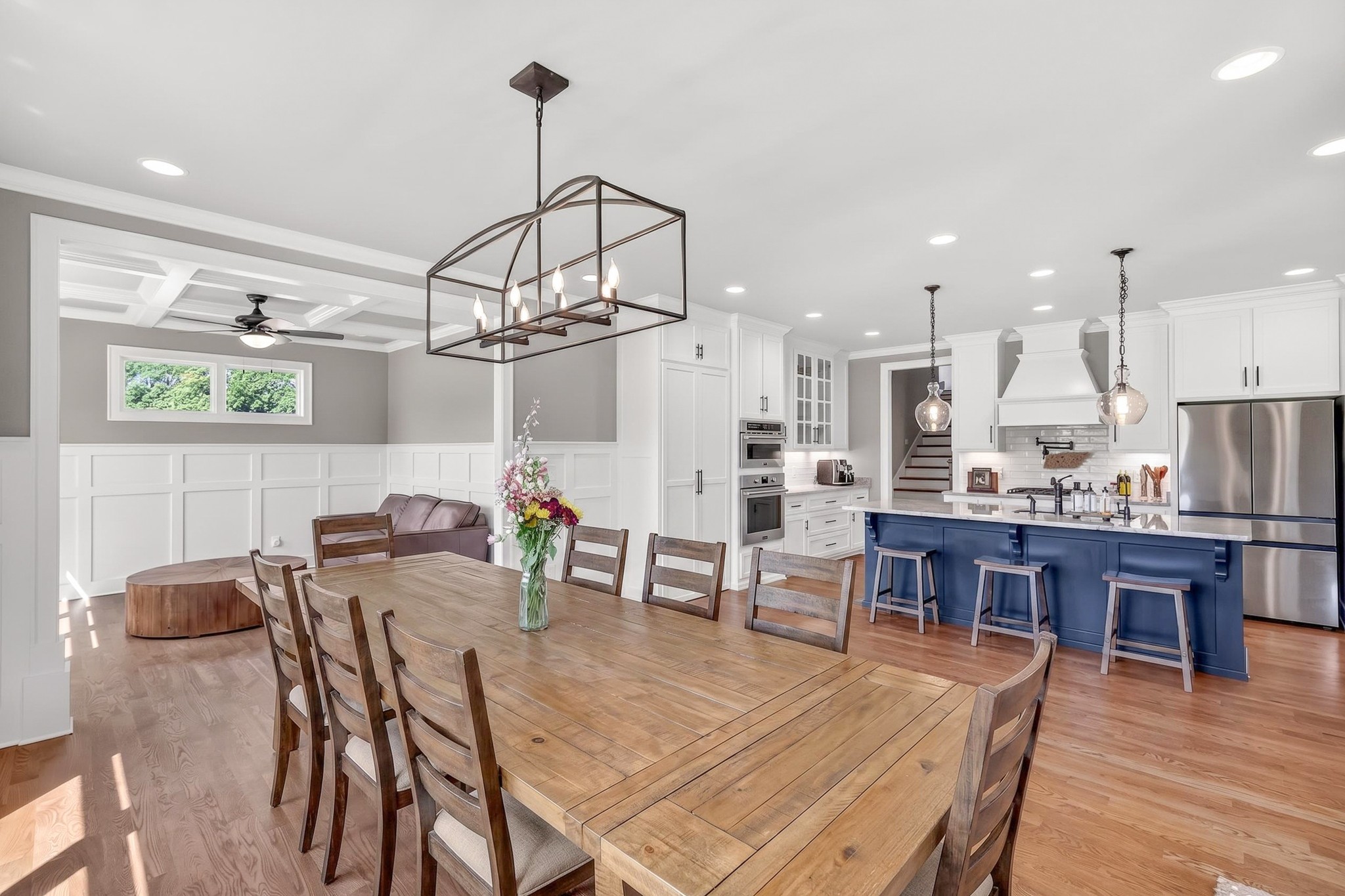 1176 Iron Bridge Road Columbia, TN 38401 - Photo 15 of 53 a view of a dining room with furniture and wooden floor